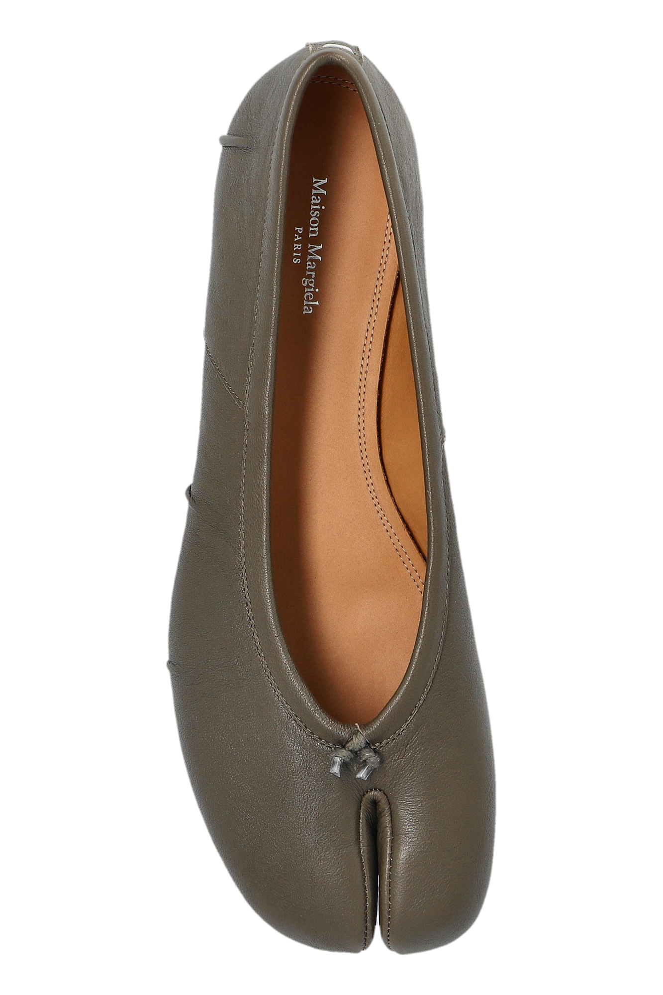 Green Ballet flats with 'tabi' cut-out Maison Margiela - Vitkac Canada